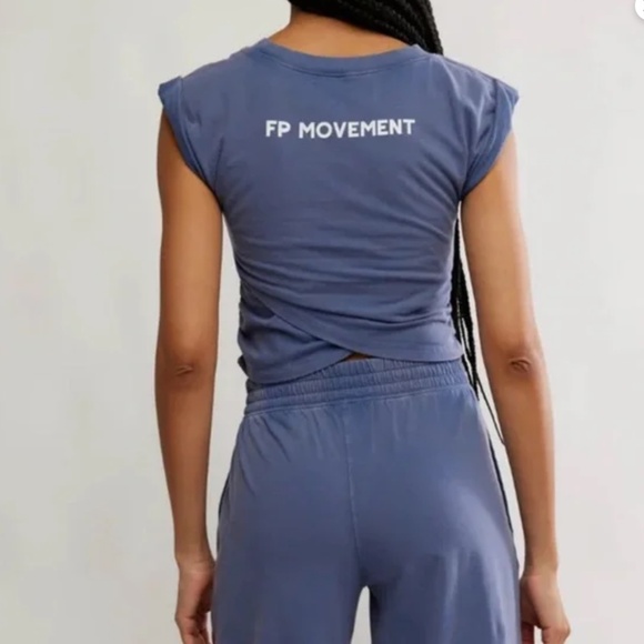 FP Movement by FP Hot Shot Logo Crossover Set in Blue Indigo sz M NWT $9… - Picture 10 of 11